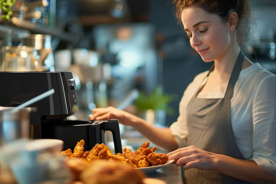 cooking in an air fryer