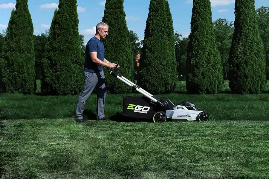 compact push mower