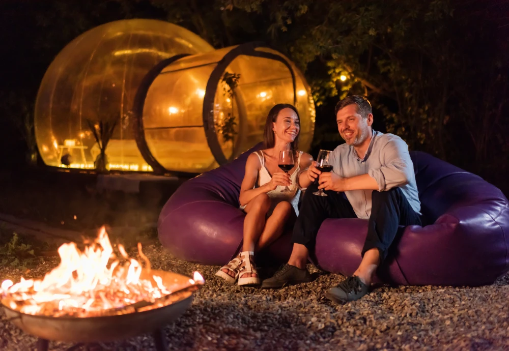 glamping bubble tent